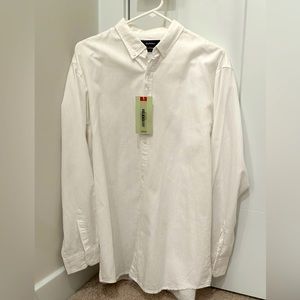Brand new White casual cotton regular fit shirt